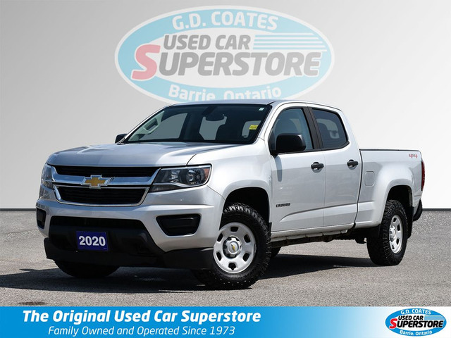 2020 Chevrolet Colorado WT Crew Cab 4x4 ~V6 ~Bluetooth ~Backup C in Cars & Trucks in Barrie
