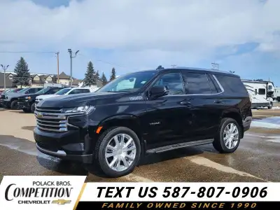 6.2L V8|H/C LTHR|BOSE|360 CAMERA|HUD|R/CAMERA MIRROR|PWR L/GATE|MAX TRAILER PKG|22" WHEELS The Tahoe...
