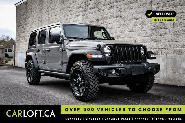 2023 Jeep Wrangler Willys - Aluminum Wheels - Rear Camera in Cars & Trucks in Kingston