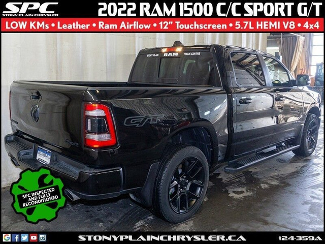  2022 Ram 1500 Sport GT - Low KMs, Leather, 12" Screen, 4x4 in Cars & Trucks in St. Albert - Image 4