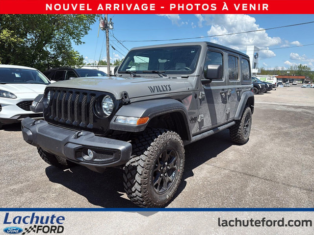 Jeep Wrangler Unlimited Willys 4x4 2021 à vendre in Cars & Trucks in Laurentides