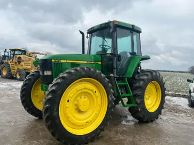 1998 John Deere 7410 High Crop MFWD, 9859 hours, new back tires, good front tires, 16 speed Powerqua...