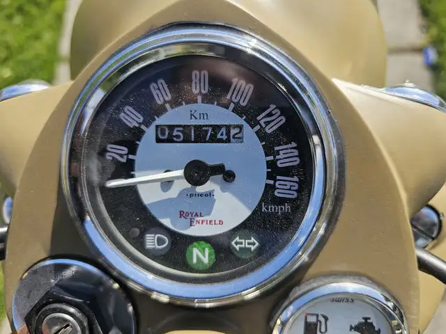 2012 Royal Enfield Classic 500 Desert Storm in Street, Cruisers & Choppers in Chilliwack - Image 19