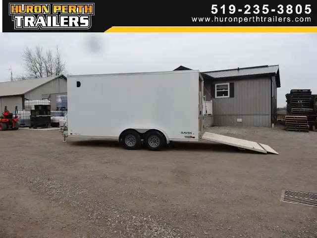 2022 ATC Raven 7x16+2 Enclosed Aluminum Trailer in Cargo & Utility Trailers in Grand Bend - Image 7