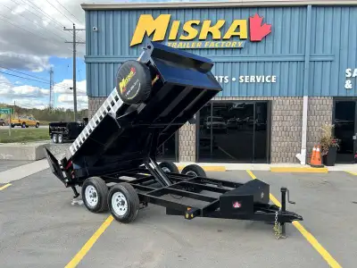 Miska 5 Ton Scissor Lift GD Dump Trailer - starting at just $7,795.00 Finance from $200.00/month OAC...