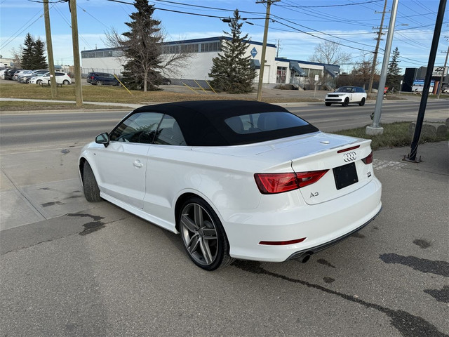 2016 Audi A3 Premium S Tronic Convertible LOW MILEAGE ONE OWNE in Cars & Trucks in Calgary - Image 3