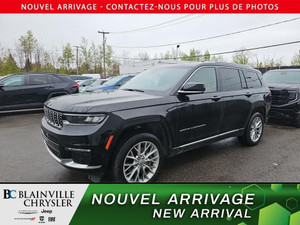 2022 Jeep Grand Cherokee L SUMMIT NAV CUIR CHAUFFANT/VENTILE CAM 360 HUD