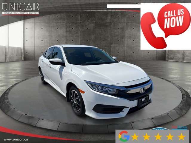 2017 Honda Civic No Accidents Manual 2.0L Backup Cam Heated Seat in Cars & Trucks in Markham / York Region