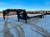 2024 SWS 32' Gooseneck Trailer (2) 10K Axles