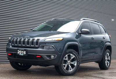 2016 Jeep Cherokee Trailhawk Very Low Kms, Nicely Equipped, W...