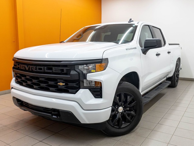 2023 Chevrolet Silverado 1500 CUSTOM CREW 4X4 *GR REMORQ* CARPLA dans Autos et camions  à Laurentides