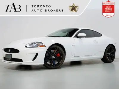 This Powerful White 2011 Jaguar XKR has Clean Carfax report so you can Drive with Confidence and Pea...