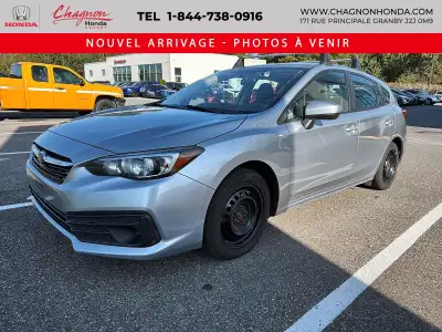***SUBARU IMPREZA CONVENIENCE 2020, AIR CLIMATISÉ, CAMÉRA DE RECUL, VITRES ÉLECTRIQUES, BLUETOOTH, R...