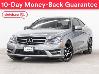 2015 Mercedes-Benz C-Class C350 4MATIC AWD w/ Rearview Cam, Blue