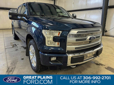 2016 Ford F-150 Platinum | 4x4 | Heated & Cooled Leather Seats