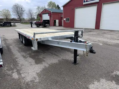 2025 Canada Trailer 102 x 18ft Deckover Flatbed 18ft Straight Deck 2-7 000lb Axles w/ 16in. Tires 7f...