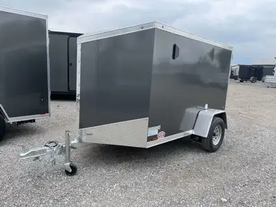 LEGACY LITE ALL-ALUMINUM ENCLOSED CARGO TRAILER 5'x8' LIGHTWEIGHT, LOW-MAINTENANCE, AND BUILT TO LAS...
