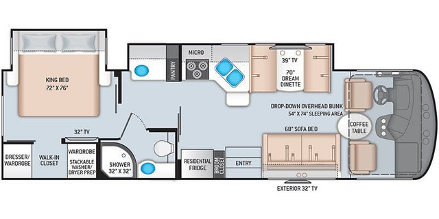 2023 THOR MOTOR COACH HURRICANE 31C*22 #75059 in Travel Trailers & Campers in Abbotsford - Image 2