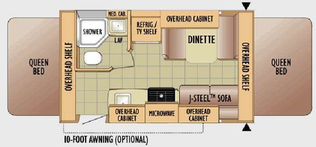 2010 Jayco Jay Feather Ex-Port 17Z in Travel Trailers & Campers in Ottawa - Image 2