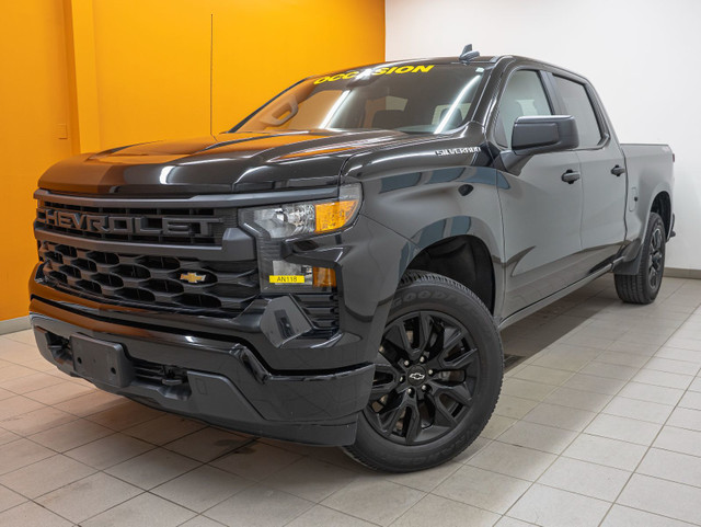 2023 Chevrolet Silverado 1500 CUSTOM CREW 4X4 *GR REMORQ* CARPLA in Cars & Trucks in Laurentides