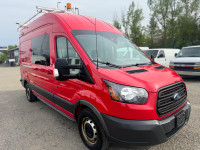 2015 Ford Transit Cargo Van Highroof Extended ex-Rogers van with 3.2L 5-cylinder diesel engine, 148"... (image 3)