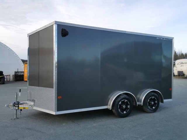 2022 Alcom Stealth C7.5X14-IF *Fermee/Alu in Cargo & Utility Trailers in Thetford Mines - Image 4