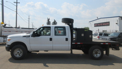 2015 FORD F-350 XL CREW CAB FLAT DECK