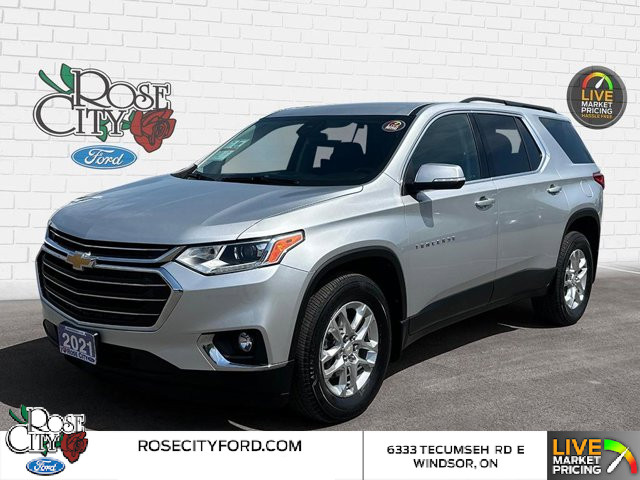 2021 Chevrolet Traverse LT Cloth | 7 Passenger | Heated Seats in Cars & Trucks in Windsor Region