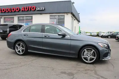 ACCIDENT FREE Well Maintained AMG PACKAGE Luxury and Performance with the 2015 Mercedes-Benz C 300 A...