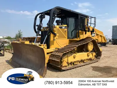 2015 Caterpillar D6T LGP Crawler Tractor 6 way dozer, 13’ PAT Dozer blade, Air conditioned cab, Rear...