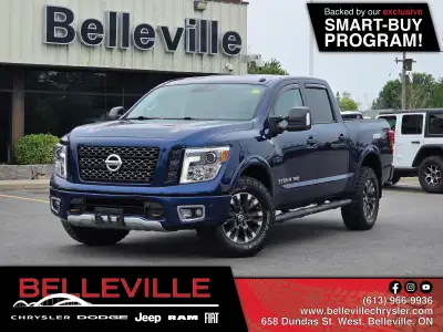 Recent Arrival! Blue 2018 Nissan Titan SL Midnight Edition SL Midnight Edition / Heated Power Seats...