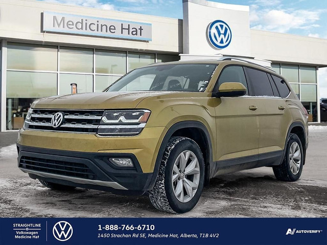 2018 Volkswagen Atlas Comfortline 4Motion - Kurkuma Yellow Metal in Cars & Trucks in Medicine Hat - Image 2