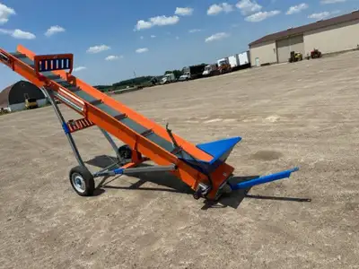 2019 BALFOR 20' TOWABLE WOOD ELEVATOR C/W POWER PACK MOTOR ORBITAL DRIVE AS NEW