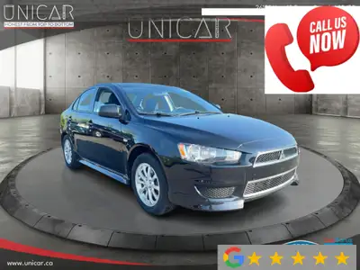 2013 Mitsubishi Lancer No Accidents | Low KM | Safety Certification Included Financing & Warranty Op...