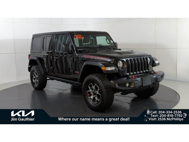  2023 Jeep Wrangler Rubicon 4x4, Accident Free, Low km, UConnect in Cars & Trucks in Winnipeg