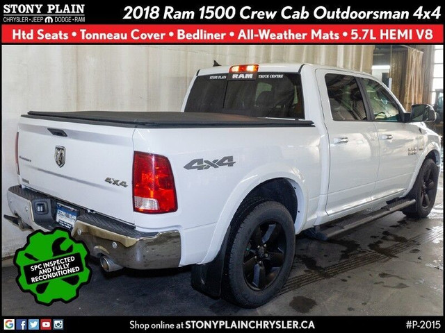  2018 Ram 1500 Outdoorsman - Htd Seats, Bedliner, 5.7L HEMI V8 in Cars & Trucks in St. Albert - Image 4