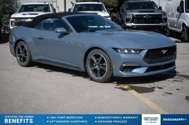 2024 Ford Mustang EcoBoost Premium CONVERTIBLE | AUTO | CERTIFIE in Cars & Trucks in Calgary - Image 2