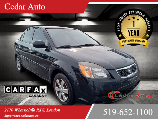 2011 Kia Rio EX | 1 YEAR POWERTRAIN WARRANTY INCLUDED - UNLIMITE in Cars & Trucks in London