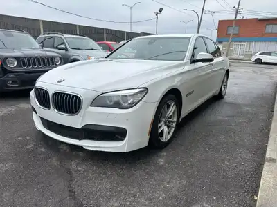 2014 Bmw 750i xDrive FULL EQUIPER CUIR RIDEAUX CAMERA 360 NAVIGATION BLUETHOOT VACUUM DOOR MOTEUR TR...