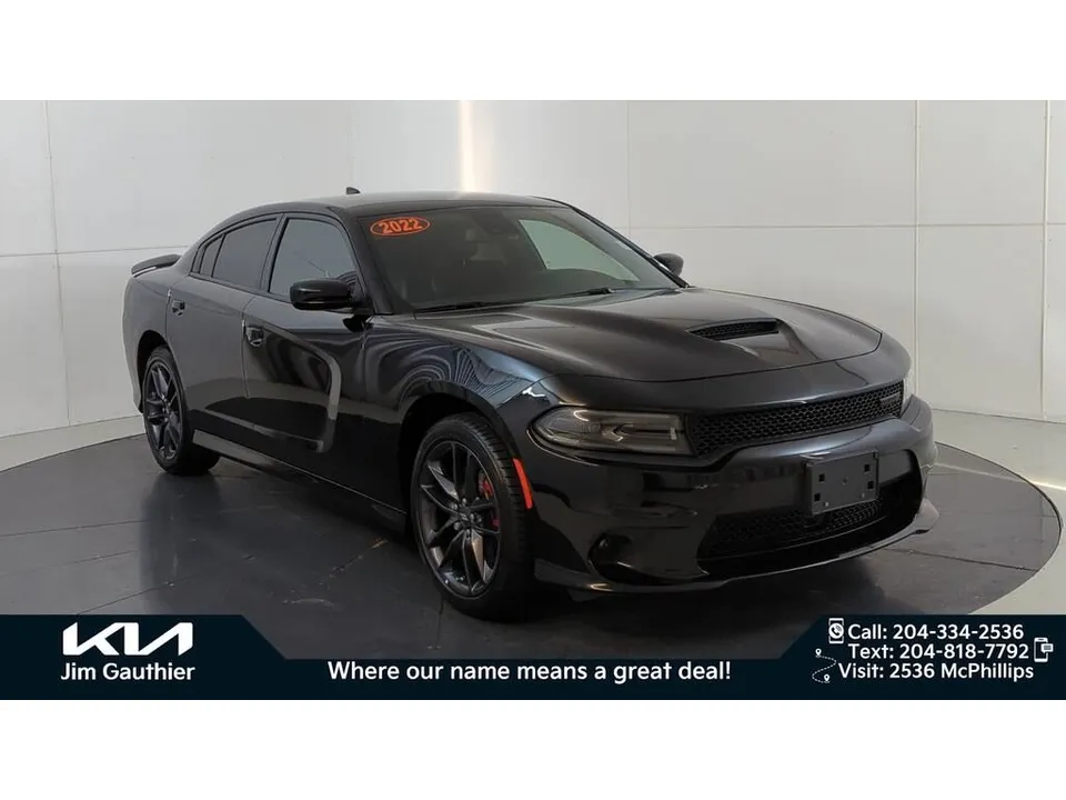 2022 Dodge Charger GT AWD, 3.6L, Accident Free, Low km