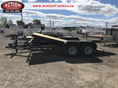 SURE-TRAC 7 TON STEEL 82” X 16' TILT DECK CAR HAULER! Sure Trac’s advanced automotive rubberized wea...