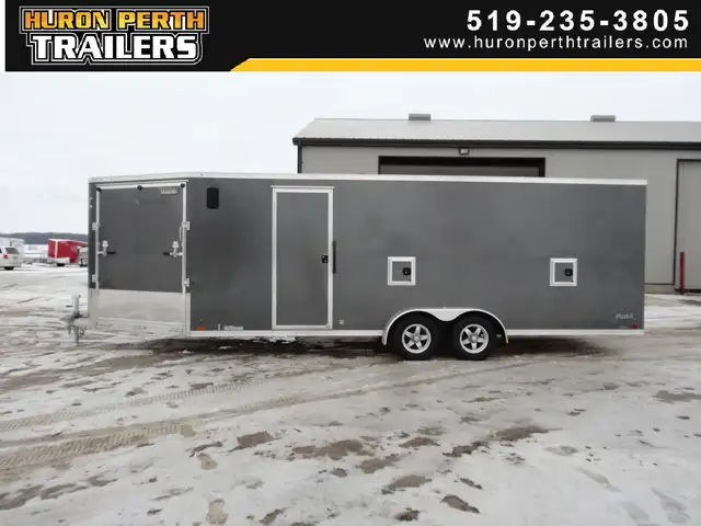 2023 ATC ROM200 7x22+6 Aluminum Snowmobile Trailer in Cargo & Utility Trailers in Grand Bend - Image 4