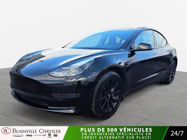 2022 Tesla Model 3 STANDARD RANGE GPS INTERACTIF CUIR TOIT VITRE in Cars & Trucks in Laval / North Shore - Image 2