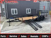 2024 Double A Trailers Utility Trailer 83in. x 18' (7000LB GVW)