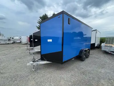 LEGACY SERIES ALL ALUMINUM FRAME 7' X 14' TANDEM AXLE CARGO W/ RAMP DOOR AND POLYCORE PANEL UPGRADE!...