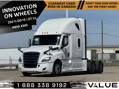 2021 Freightliner Cascadia * Kms : 485,308 * Engine Make : Detroit * Engine Model :DD15 * Engine HP...