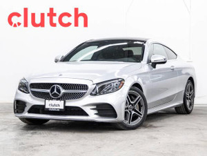 2019 Mercedes-Benz C-Class C 300 4Matic AWD w/ Apple CarPlay & Android Auto, Rearview Cam, Dual Zone A/C