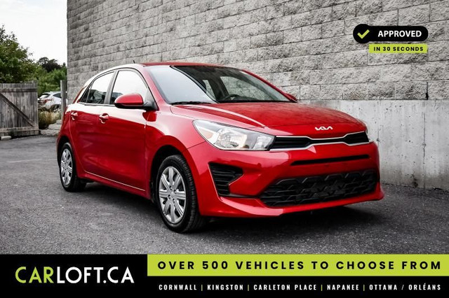 2022 Kia Rio 5-door LX+ • HEATED SEATS • REAR CAM • CP/AA in Cars & Trucks in Kingston