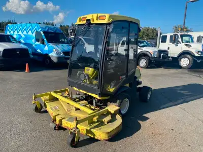 2010 Kubota F3680 60 Inch Riding Lawn Mower Diesel 4 wheel Drive, yellow exterior, black interior. K...