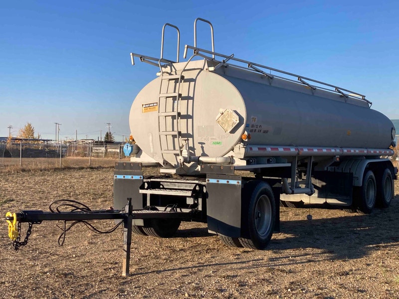 1984 CLOUGH 6700 GALLON DOT 406 LCRUDE OIL ALUMINUM TANK TRAILER Heavy Equipment Edmonton